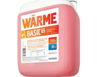 фото Теплоноситель для системы отопления Warme Basic АВТ-65 этиленгликоль, 10 кг