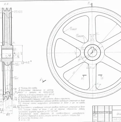 Фото №0 Шкив ф611 - СЧ15