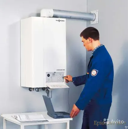 Фото №0 Установка газовых колонок