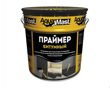 фото Праймер битумный (16кг) АкваМаст Банка 18л