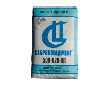 фото Цемент Серебряков М500 2кг