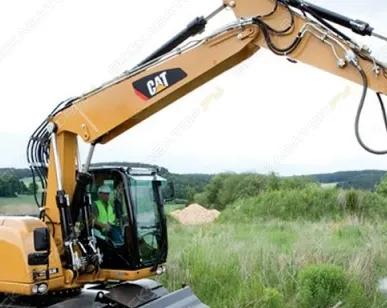 фото Аренда колесного экскаватора Caterpillar M318, Москва
