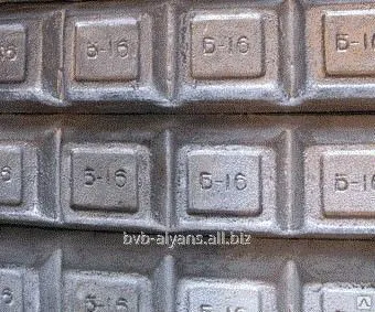 фото Баббит Б88 ГОСТ 1320-74, чушка