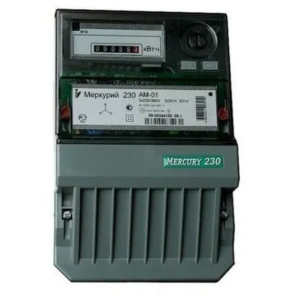 Фото №0 Счетчик Меркурий 231 АТ-01 3ф. 5-60А интерфейс IrDA