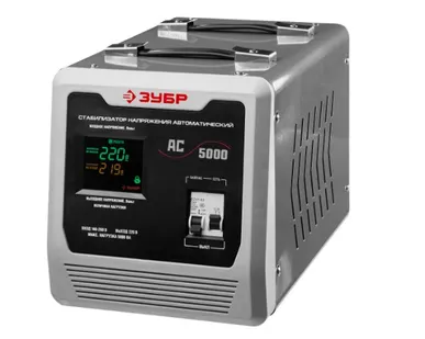 фото Стабилизатор напряжения Зубр АС 5000 / 59380-5