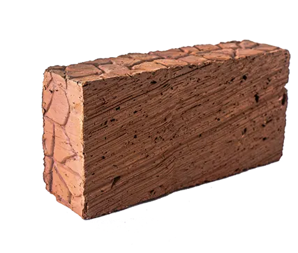 Фото №0 Цокольный кирпич полнотелый "Кора дуба" М125 одинарный