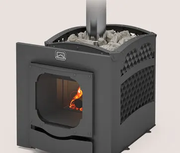 фото Печь для бани Былина-сетка 12 Ч Панорама от 6 до 12 м³