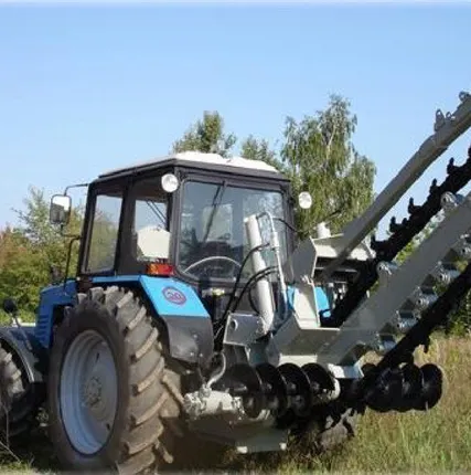 Фото №0 Аренда траншеекопателя на базе трактора МТЗ 82 (траншейный экскаватор)