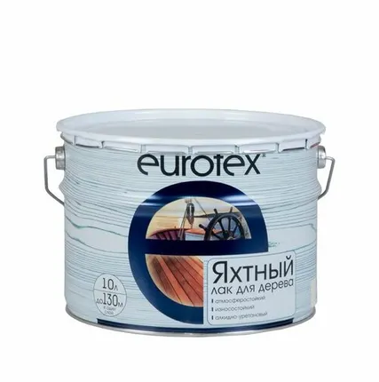 Фото №0 Eurotex (лак яхтный) полуматовый 10л