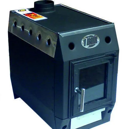 Фото №0 Печь отопительно-варочная Геста 2 из нержавеющей стали