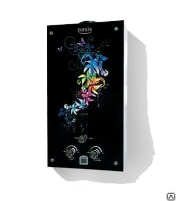 Фото №0 Газовый проточный водонагреватель «Oasis серия Glass RG24»