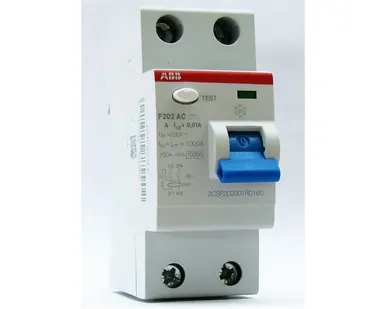 фото УЗО 2мод F202 AC 25А 30мА выключатель дифф.тока ABB