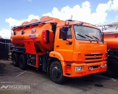 фото Сеспель 46517 КАМАЗ 65115-3966-23 (АТЗ, 17 м3, 3 отс., Евро-4)