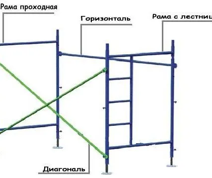 Фото №0 Диагональ-крестовина строительные леса ЛРСП 40