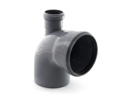 фото Отвод фронтальный с выходом вверх ВК ПП 110/50х87, серый,РТП