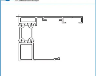 фото Профиль фасадный теплый нижний 40мм, 6м ФТН40