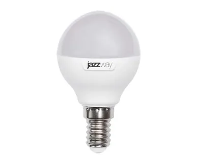 фото Лампа светодиодная PLED-SP G45 9Вт шар 5000К холод. бел. E14 820лм 230В JazzWay 2859600A