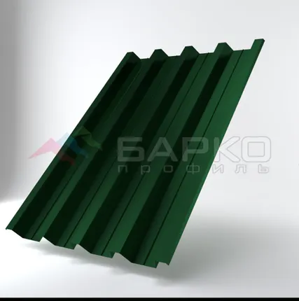 Фото №0 Профлист Н-60 -902мм(845 мм) RAL 6002 Полиэстер 0.7