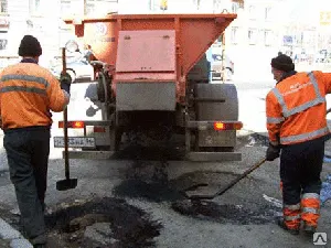 фото Ямочный ремонт дорог в Апрелевке