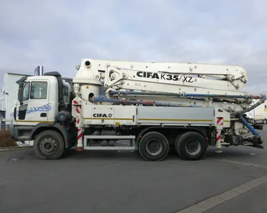 фото Автобетононасос CIFA K 35XZ на шасси Iveco Astra. Г/В 2007.