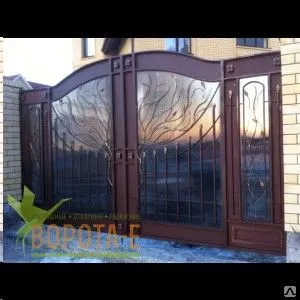 Фото №0 Ворота кованые художественные