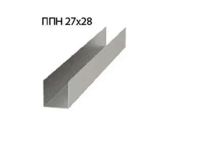 фото Профиль направляющий ППН (28*27)=3м