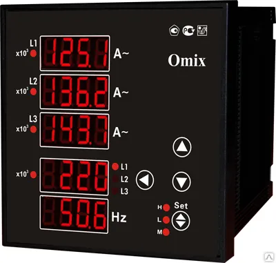 Фото №0 Мультиметр цифровой Omix Р99-M(AVF)-3-0.5-AC220