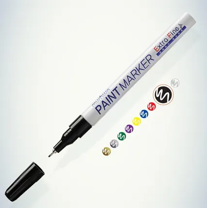 Фото №0 Маркер-краска Extra Fine 1мм нитро-основа черн. MunHwa Б0048237