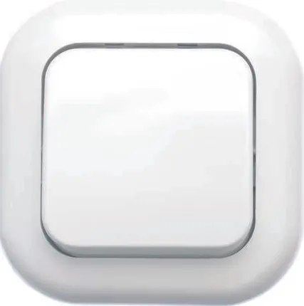 Фото №0 Выключатель 1-кл. 1п 2мод. СП Валентина 6А IP20 С16-040 бел. Кунцево 7643