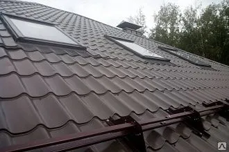 фото Металлочерепица МП МАКСИ VikingMP 35 мкм ПРЕМЬЕР