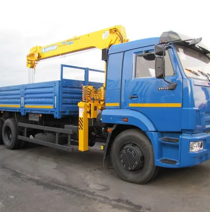 Фото №0 Кран-манипулятор КМУ КАМАЗ 65117-3010-23+SOOSAN SCS736LII верх.упр. + борт