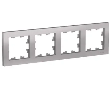фото Рамка 4-м AtlasDesign универс. алюм. SchE ATN000304