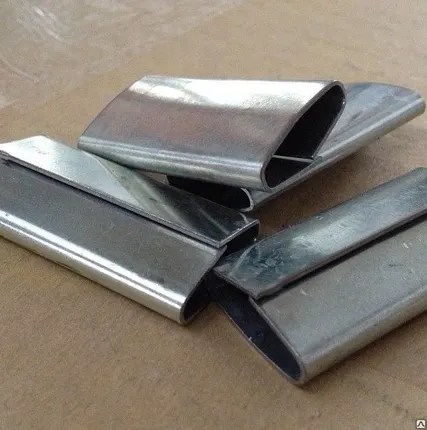 Фото №0 Замок 32х57х0,9 оцинкованный для ленты стальной