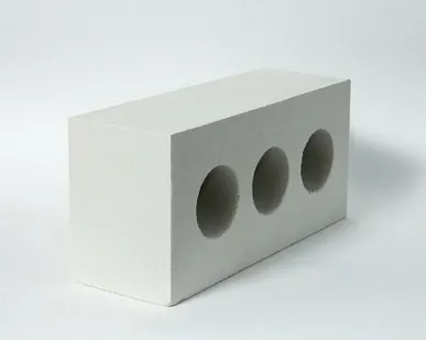 фото Кирпич силикат. утолщ. лиц. трехпустотный белый по ГОСТ 379-2015 упакованный(1под,=476) (Михайловка)