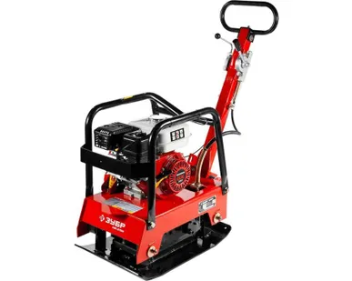 фото Виброплита бензиновая Зубр ЗВПБ-25 ГРХ
