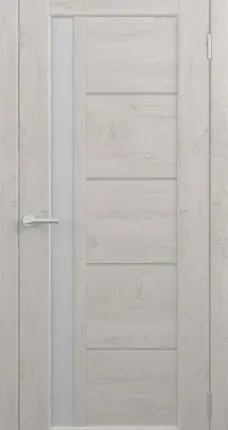 Фото №0 Межкомнатные двери ALBERO "Мехико" Дуб снежный / Мателюкс (ДО)