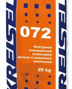фото Штукатурка декоративная KORNPUTZ 072 1,5-2,0мм (короед, "барашек"), 25кг КРАЙЗЕЛ (1п=42 шт)