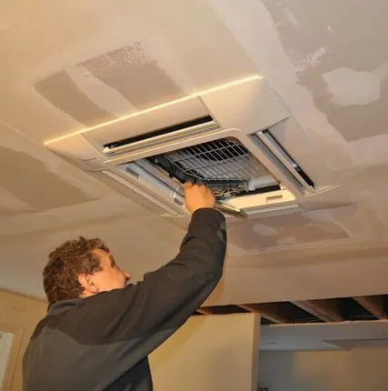 Фото №0 Монтаж кассетных сплит-систем (кондиционеров) 60