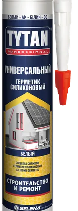 Фото №0 Герметик силиконовый универсальный Tytan Professional белый 280мл (12) 71514/17899