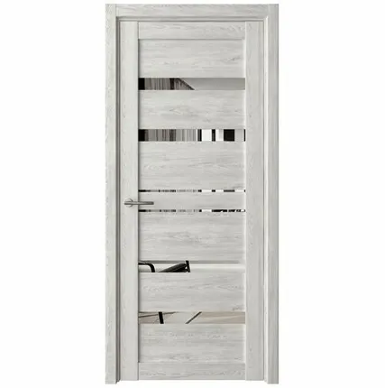 Фото №0 Дверь межкомнатная Техно-3 (Dorica) зеркало, экошпон, Северный 2000х600мм