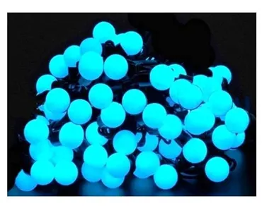 фото Гирлянда LDBL048B-10-C(40) синие жемчуж. шарики SHLights 461000332496