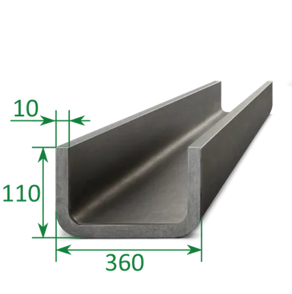 Фото №0 Швеллер гнутый 360х110х10