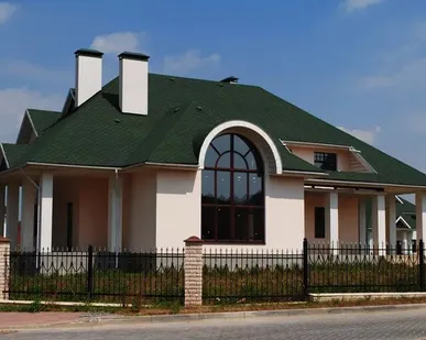 фото Гибкая черепица Шинглас ФИНСКАЯ ЧЕРЕПИЦА (зеленый)