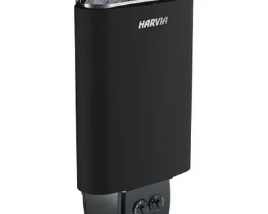 фото Печь для сауны Harvia Delta D23 Black (черная, со встроенным пультом)