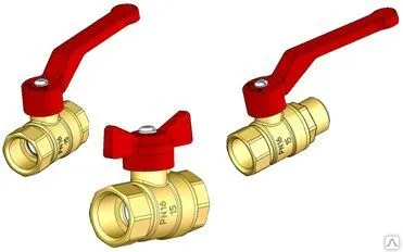 фото Кран шаровой DN15 Ру50 В/В бабочка