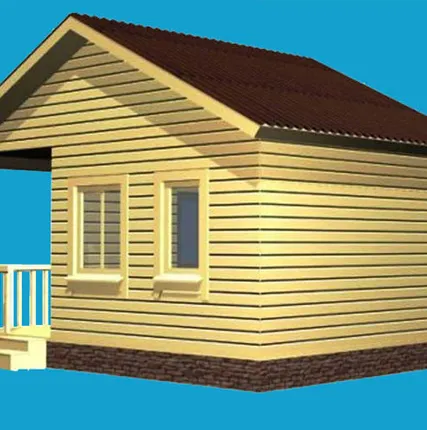 Фото №0 Сарай (садовое строение) качественный каркас 24 м2