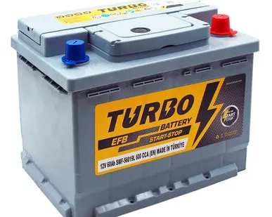 фото Аккумулятор TURBO EFB 60 Ач о.п.