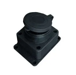 фото Розетка настенная 16А IP44 250В (еврослот) с заглушкой с заземл. каучук UNIVersal 602229