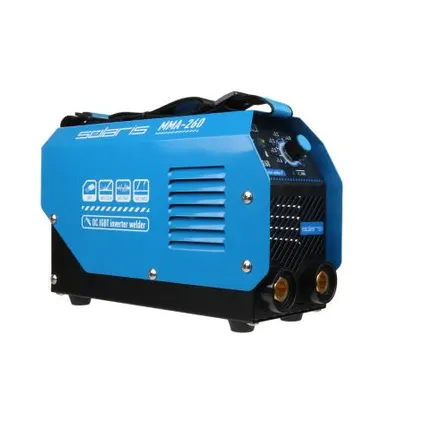 Фото №0 Сварочный инверторный аппарат Solaris MMA-260, 20-250 А, электрод 1.6-5 мм, ПВ 70%