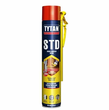 Фото №0 Tytan Professional STD 750 мл. ЭРГО пена монтажная с трубкой